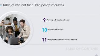 Public Policy Resources Powerpoint Presentation Slides