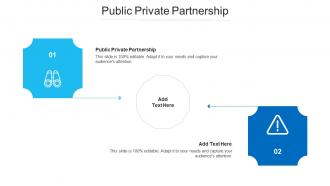 Public Private Partnership Ppt Powerpoint Presentation Infographics Graphics Cpb