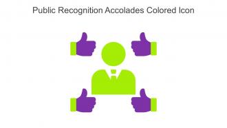 Public Recognition Accolades Colored Icon In Powerpoint Pptx Png And Editable Eps Format