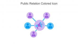 Public Relation Colored Icon In Powerpoint Pptx Png And Editable Eps Format