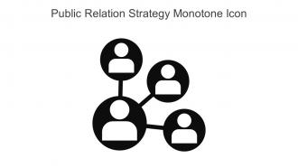 Public Relation Strategy Monotone Icon In Powerpoint Pptx Png And Editable Eps Format