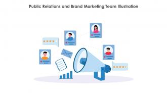Public Relations And Brand Marketing Team Illustration