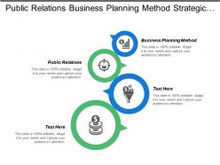 Public relations business planning method strategic plans organization needs cpb