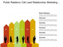 Public relations call lead relationship marketing customer engagement