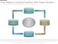 Public relations consulting powerpoint slide design templates