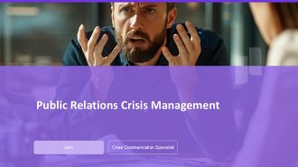 Public Relations Crisis Management PPT Presentation AT
