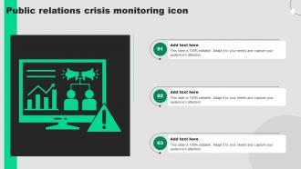 Public Relations Crisis Monitoring Icon