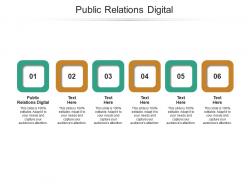Public relations digital ppt powerpoint presentation outline template cpb
