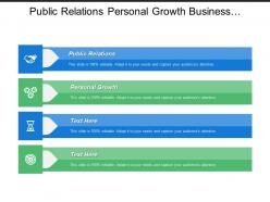 Public relations personal growth business administration business cycle