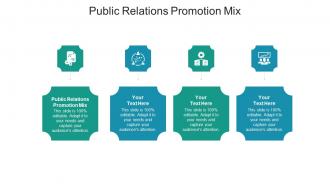 Public relations promotion mix ppt powerpoint presentation pictures guide cpb