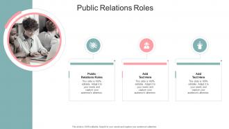 Public Relations Roles In Powerpoint And Google Slides Cpb