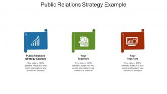 Public relations strategy example ppt powerpoint presentation gallery slides cpb