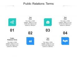 Public relations terms ppt powerpoint presentation infographics show cpb