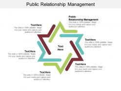 Public relationship management ppt powerpoint presentation pictures maker cpb