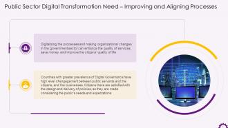 Public Sector Digitalization Need Improving And Aligning Processes Training Ppt