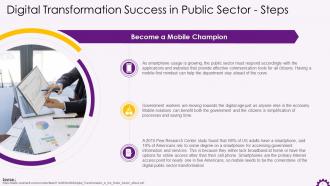 Public Sector Digitalization Step Become A Mobile Champion Training Ppt