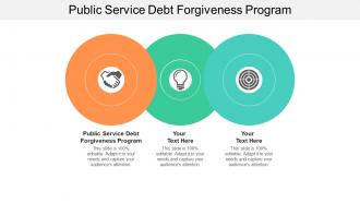 Public service debt forgiveness program ppt powerpoint presentation infographic template brochure cpb