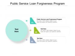 Public service loan forgiveness program ppt powerpoint presentation show structure cpb