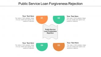 Public service loan forgiveness rejection ppt powerpoint presentation file example file cpb