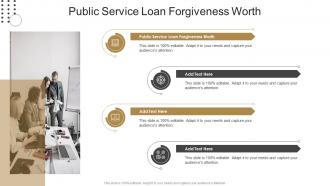 Public Service Loan Forgiveness Worth In Powerpoint And Google Slides Cpb