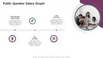 Public Speaker Salary Graph In Powerpoint And Google Slides Cpb