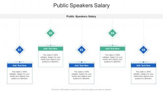 Public Speakers Salary In Powerpoint And Google Slides Cpb