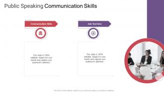 Public Speaking Communication Skills In Powerpoint And Google Slides Cpb