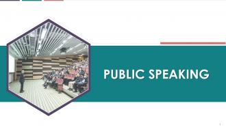 Public Speaking For Effective Business Communication Training Ppt