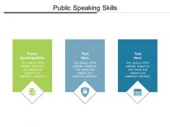 Public speaking skills ppt powerpoint presentation icon design inspiration cpb