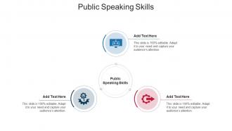 Public Speaking Skills Ppt PowerPoint Presentation Outline Design Inspiration Cpb