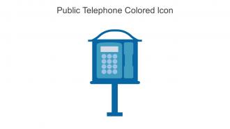 Public Telephone Colored Icon In Powerpoint Pptx Png And Editable Eps Format