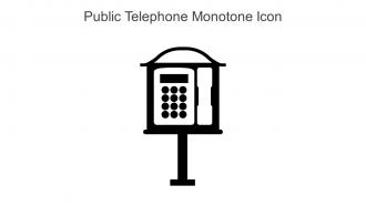 Public Telephone Monotone Icon In Powerpoint Pptx Png And Editable Eps Format