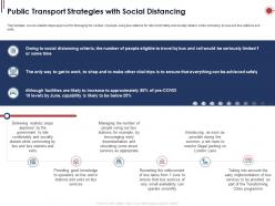 Public Transport Strategies With Social Distancing Ppt Powerpoint Presentation Model
