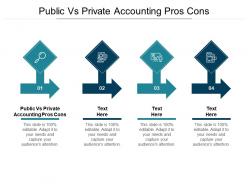 Public vs private accounting pros cons ppt powerpoint presentation portfolio slide cpb
