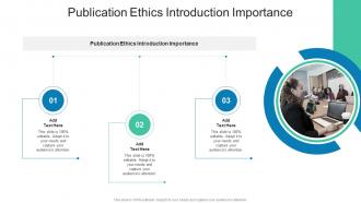 Publication Ethics Introduction Importance In Powerpoint And Google Slides Cpb