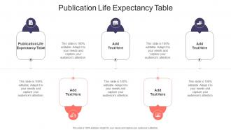 Publication Life Expectancy Table In Powerpoint And Google Slides Cpb