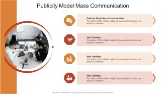 Publicity Model Mass Communication In Powerpoint And Google Slides Cpb