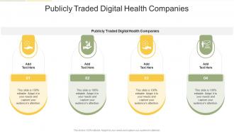 Publicly Traded Digital Health Companies In Powerpoint And Google Slides Cpb