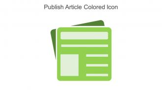 Publish Article Colored Icon In Powerpoint Pptx Png And Editable Eps Format