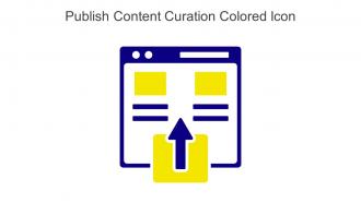 Publish Content Curation Colored Icon In Powerpoint Pptx Png And Editable Eps Format
