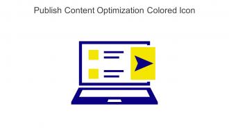 Publish Content Optimization Colored Icon In Powerpoint Pptx Png And Editable Eps Format