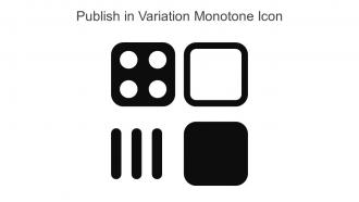 Publish In Variation Monotone Icon In Powerpoint Pptx Png And Editable Eps Format
