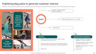 Publishing Blog Posts To Generate Customer Interest Guide To Boost Brand Exposure Strategy SS V