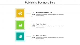Publishing business sale ppt powerpoint presentation icon format cpb