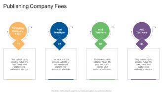 Publishing Company Fees In Powerpoint And Google Slides Cpb