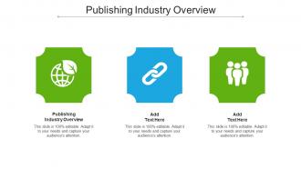 Publishing Industry Overview Ppt Powerpoint Presentation Summary File Formats Cpb