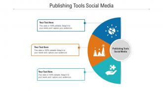 Publishing tools social media ppt powerpoint presentation icon shapes cpb