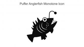 Puffer Anglerfish Monotone Icon In Powerpoint Pptx Png And Editable Eps Format