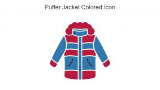 Puffer Jacket Colored Icon In Powerpoint Pptx Png And Editable Eps Format