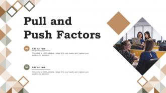 Pull And Push Factors Ppt Powerpoint Presentation Icon Guide